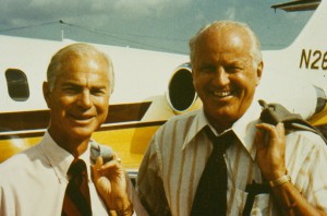 Harry Combs established a partnership in December 1966 with Charlie Gates (left).