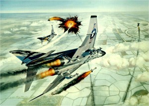 Navy F-4 Phantom flown by Randy Cunningham.