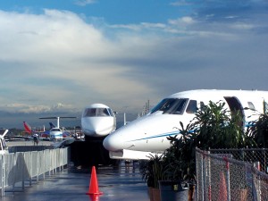 A beautiful day dawned on a Cessna Citation X at John Wayne/Orange County Airport, for the Business Aircraft & Jet Preview, hosted by Signature Flight Support on October 24