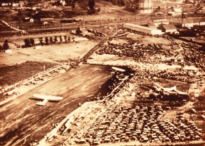 Aerial photo of Boeing Field in 1928.