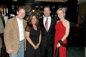 L to R: Steve Winesett, president & CEO, The Children’s Hospital Foundation; Kathy Benziger, Benziger Family Winery; Rob Dawe, partner, Lansdowne Arms; and Jennie Kauerz, director of annual giving, The Children’s Hospital Foundation.