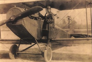 Bessie Coleman, who was born in Atlanta, Texas, traveled to France to learn to fly, after being refused admission by every flying school she applied at in the U.S.