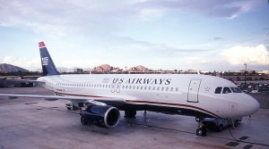 A close view of US Airways’ new look.