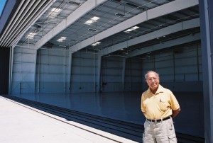 Ambassador Aviation owner Stanley Moussa stands in the newest addition of the Dallas Executive Airport FBO.