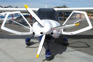 The MD-3 Sport Rider’s side canopy doors open toward the nose of the aircraft, making entering and exiting the cockpit a breeze.