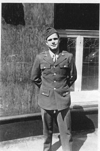Clinton DeWitt Burdick, in Martlesham Heath, England, in 1944, was one of only five aerial aces in the 356th FG.