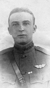 This rare photo of Lt. Howard Burdick, 17th Aero Squadron, was taken in France.