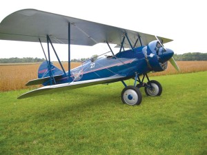 Clay Adams bought this 1929 Travel Air for Nostalgic Wings, a company he formed to give airplane rides to the public.