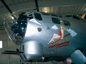 Aluminum Overcast was the center of attention at a nostalgic hangar dance held in June at Centennial Airport.