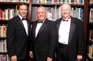 Representing three generations of leadership are, from left, Larry Gregory, the new president and CEO; Robert Waltrip, founder and chairman emeritus; and Ralph Royce, who recently resigned as president and CEO.