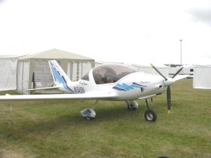 The new StingSport aircraft being marketed in the Northwest by Dave Wheeler was also on display at the Northwest EAA Fly-In in July at Arlington Municipal Airport.