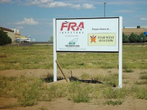 This quiet peace of land will soon be home to a hangar that will house Star West Aviation, a new charter operation and flight school at Front Range Airport.