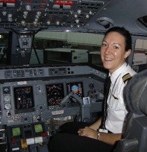 Monica Nielsen, a regional airline pilot, graduated from the PPLI program and is now a mentoring coordinator.