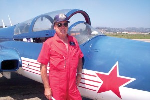 Former Air Force and airline pilot John Slais did high-speed flybys and climbing wingovers in his tandem-seat Polish-designed Iskra jet fighter trainer.