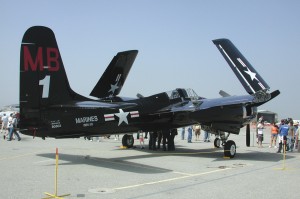 An immaculately restored F7F Tigercat provided an awesome flight demonstration at the Chino Air Show in May. Seeing it on static display, while exciting, isn’t nearly as spectacular as seeing and hearing it in flight.