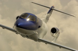 HondaJet, Honda’s innovative light jet, will hold six to seven passengers. Its innovations give it better fuel efficiency, a larger cabin, more luggage space and higher cruise speed than conventional aircraft in its class.