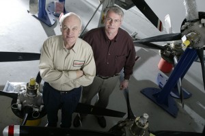 Employees Charles Childress (left) and Sammy Oakley understand the deep customer commitment Piedmont Aviation maintains. ISO will help Piedmont provide even better service to its customers.