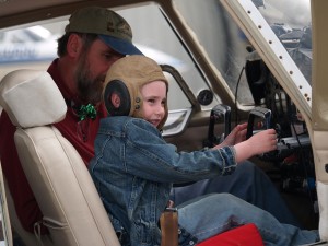 Challenge Air Fly Days focus on the children’s abilities and shows them, through example, the many possibilities available to them. Some of the children fly the airplane for almost the entire flight.