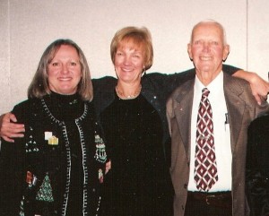 Dean Baird received a Master Pilot Award from the FAA in a ceremony in 2005. Shirleen Sabatino (left) and Cary Baird were on hand to celebrate the occasion with their father.