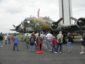 This B-17 Flying Fortress will be back at Paine Field June 20-22, accompanied by a B-24 Liberator and a B-25 Mitchell, all available for local flights and ground tours.