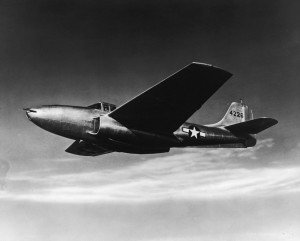 The P-59 Airacomet, America’s first jet plane, made its inaugural flight on Oct. 1, 1942. Although the fighter never lived up to expectations, experience with the P-59 led to the advanced designs later ordered by the Air Force.