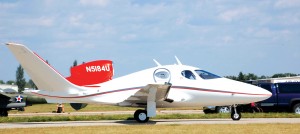 The four-seat Eclipse Concept Jet shares about 60 percent commonality with the Eclipse 500. The single-engine, podded jet went from concept to flight in six months.