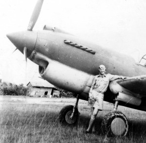 Tex Hill claimed P-40 #48 as his, after soloing in the aircraft at Kyedaw Airfield, Toungoo, in the fall of 1941. When this picture was taken, shark’s teeth hadn’t yet been painted on #48.