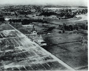 This photo of TEB, taken around 1927, gives no hint that 80 years later the farmlands would be replaced by residential and industrial structures.