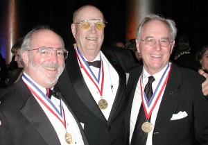 Bruce McCaw (left) with Dr. Forrest Bird (center) and Joe Clark, 5th annual Living Legends of Aviation.