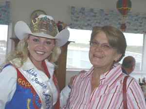 Miss Rodeo Arizona, Katie Hill, and Sandra Butler talk about how this flying event for the rodeo queens got started.