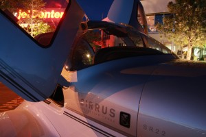 The Denver jetCenter provided a scenic backdrop for the new Cirrus Perspective-equipped SR22 GTS equipped with their “Perspective” avionics package.