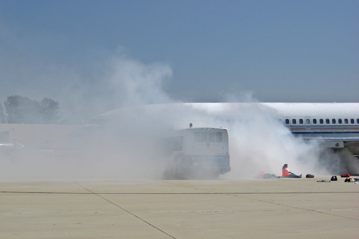 Van Nuys Airport Full-Scale Simulated Aircraft Accident Tests Emergency Response