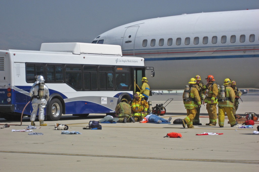 Van Nuys Airport FullScale Simulated Aircraft Accident Tests Emergency