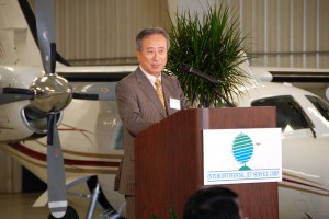 Noel Takayama, general manager of Mitsubishi Heavy Industries America Inc., highlighted the company’s continuing commitment to the MU-2 as well as imminent aircraft such as the Mitsubishi Regional Jet.