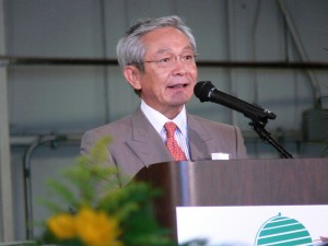 Eiichi Ishii, president and CEO of Mitsubishi Heavy Industries America Inc., declared the company’s commitment to providing opportunities for young people wishing to pursue careers in the aviation industry.
