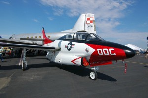 The Rockwell T-2C Buckeye trained U.S. Navy pilots for more than 40 years before retirement this year.