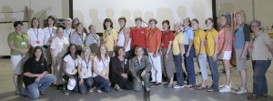 Many members of the 99s gathered before the 33rd annual women’s Air Race Classic to see the premier of “The Legend of Pancho Barnes and the Happy Bottom Riding Club” documentary. Pancho Barnes was an original Powder Puff racer who did things her way.