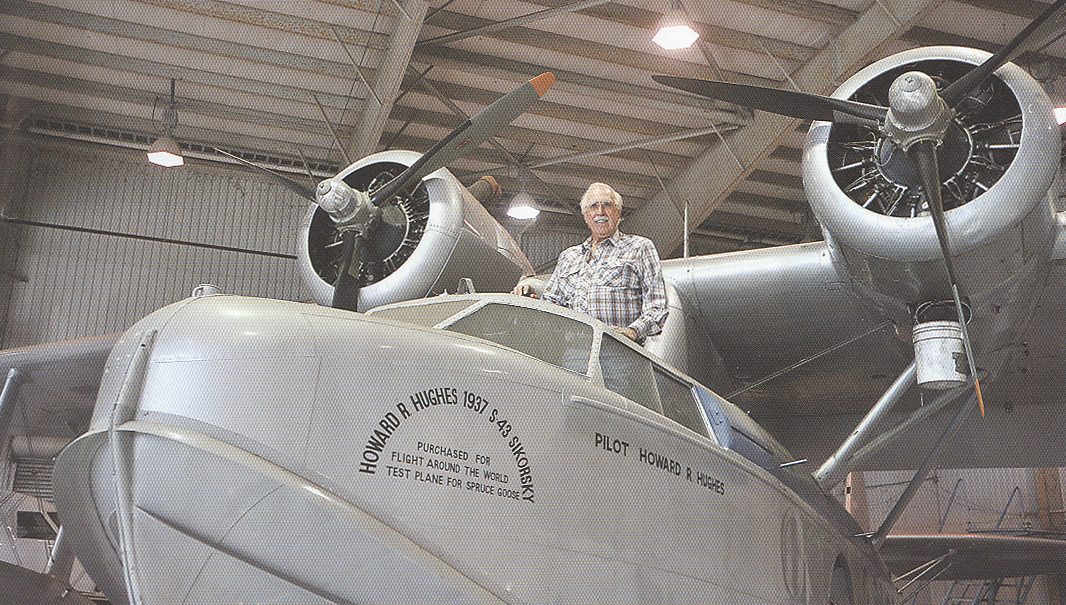 Howard Hughes’ Sikorsky at Brazoria County Airport, Texas
