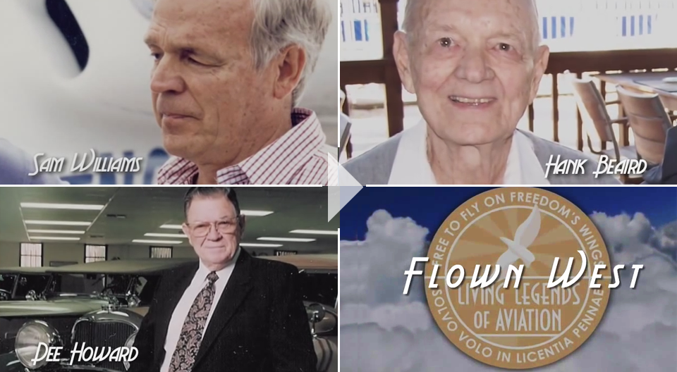 Living Legends of Aviation Flown West with Morgan Freeman – Dee Howard, Sam Williams, Hank Beaird